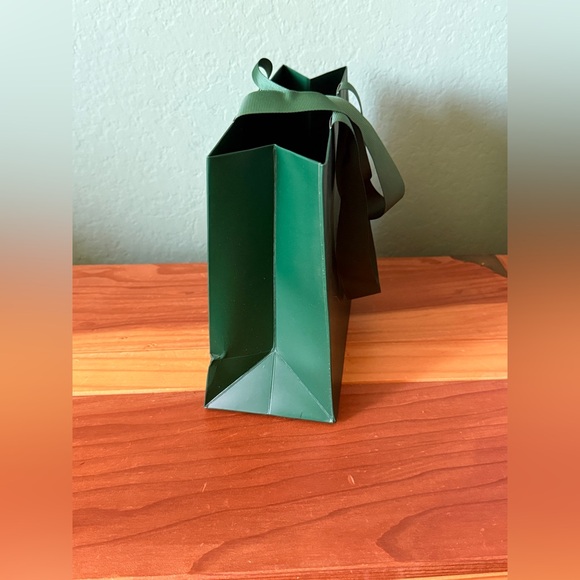 Spinelli Kilcollin Green Paper Shopping Bag 9x7x3.5” Logo - Picture 4 of 7